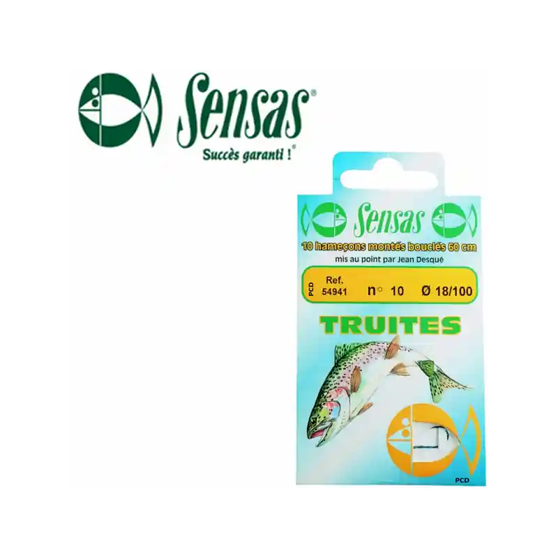 Petit Prix HAMECONS MONTES SENSAS TRUITE 60CM