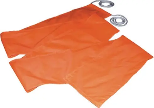 Flamme drapeau sports tractés Obrien orange 1.9m Commander Vite
