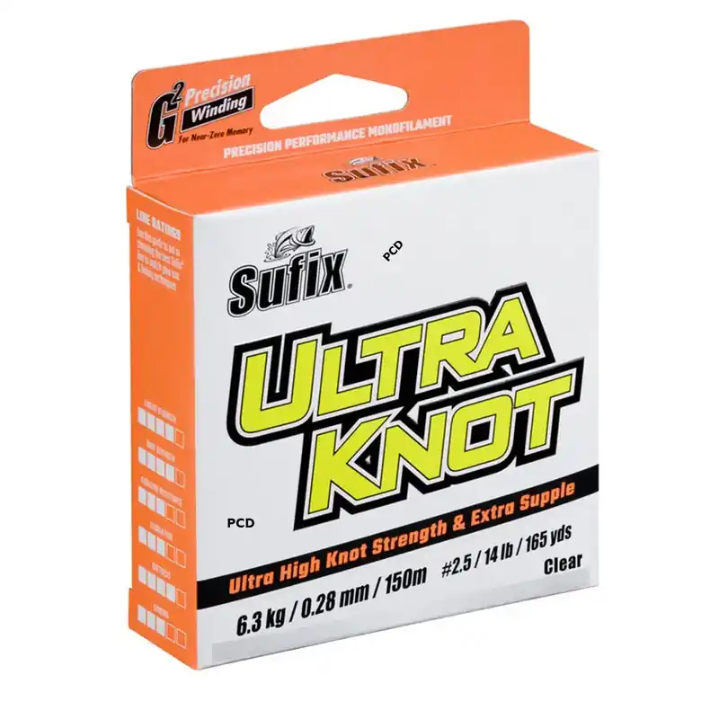 Nylon Sufix Ultra Knot Yellow Orange 150M Livraison Express