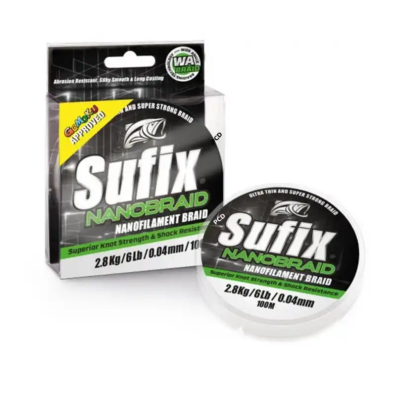 Tresse Sufix Nanobraid 100M Chartreuse Prix Cassé