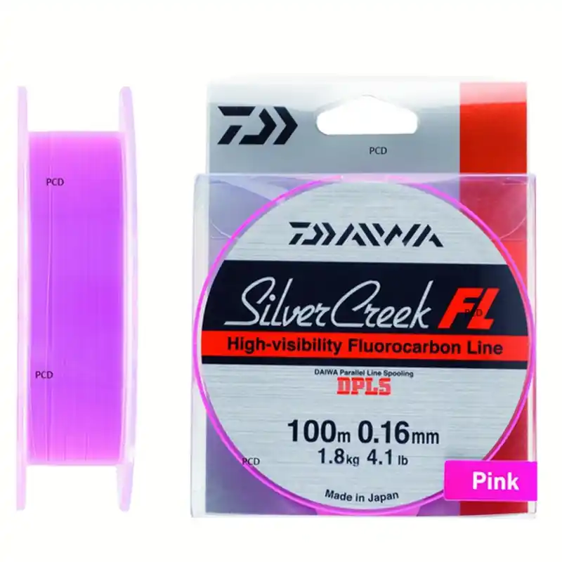 Prix Choc Fluorocarbone Daiwa Silver Creek 100m Rose