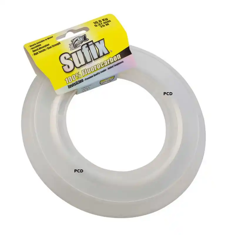 Fluorocarbone Sufix Invisiline Predator Leader Transparent 20M Bracelet Spool Offre Spéciale