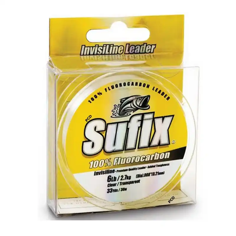 Super Prix Fluorocarbone Sufix Invisiline Predator Leader Transparent 50M