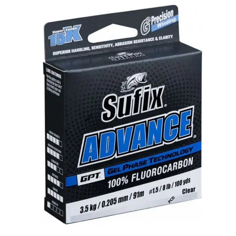 Fluorocarbone Sufix Advance FC Transparent 91M Soldes
