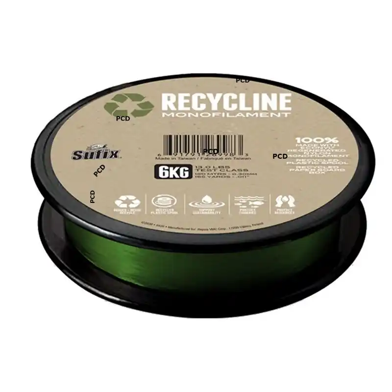 Nylon Recycline Sufix 100% Premium Mono 150m Vert Vente Directe
