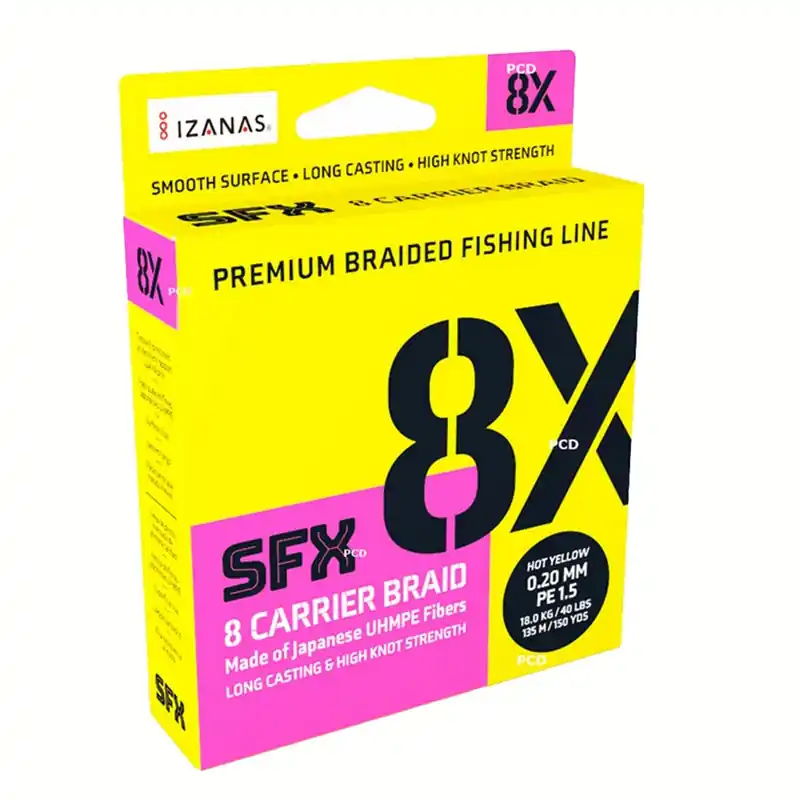 Tresse Sufix SFX 8X Lo Vis Green 135m Authentique