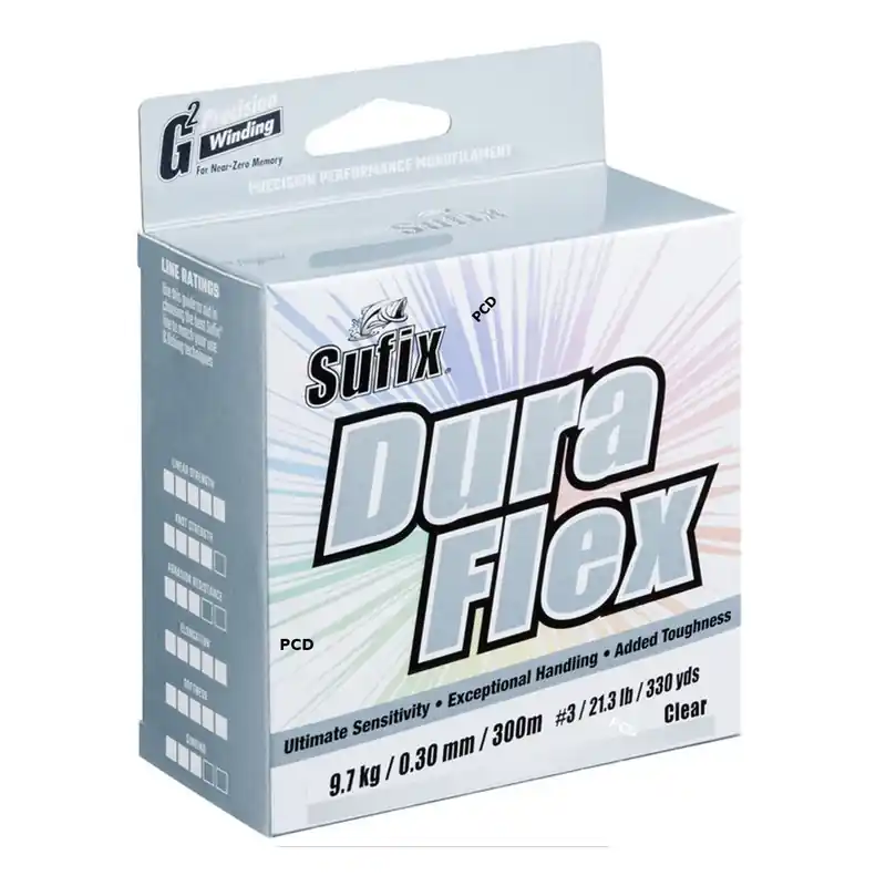 Pas Cher Nylon Sufix Duraflex Clear 300M