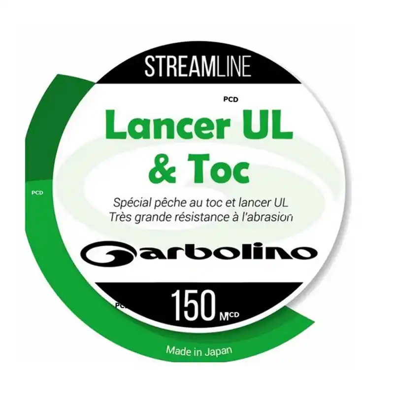 Nylon Garbolino Streamline Mono Toc Et UL 150M Usine Directe