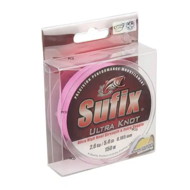 Nylon Sufix Ultra Knot Rose/Blanc 150M Pas Cher