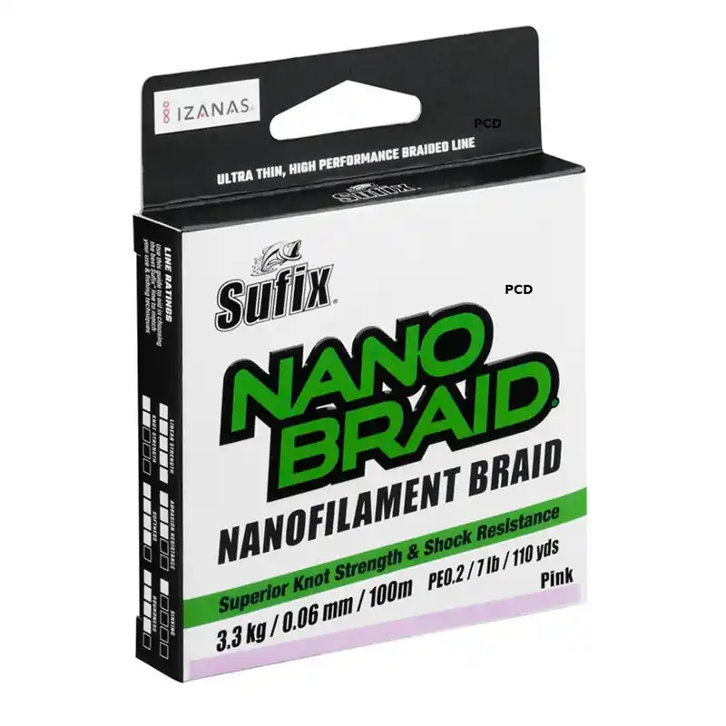 Populaire Tresse Nanobraid Sufix 100M Rose