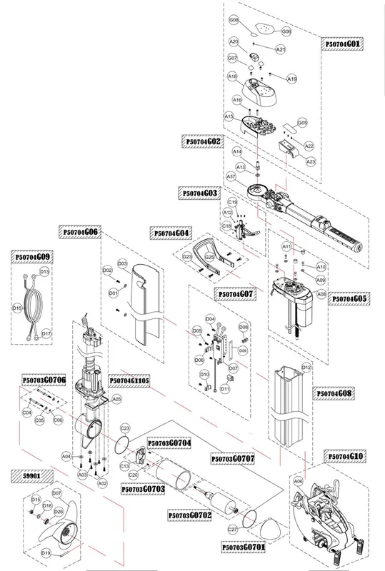 Dernier Modèle boîtier principal Haswing Comax 55 – P50704G06