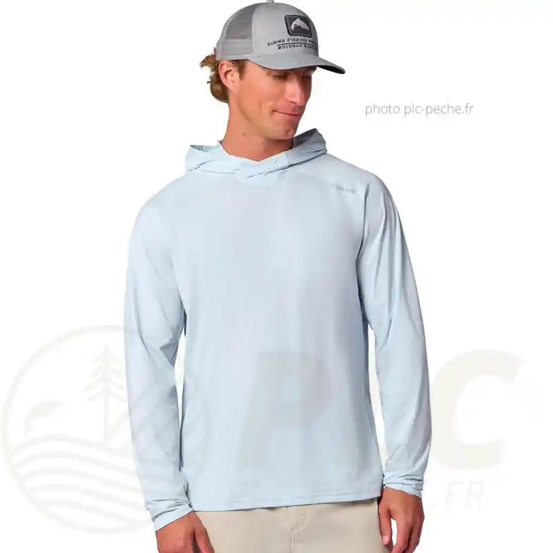 SIMMS SolarFlex Hoody Bimini Blue Dernier Modèle