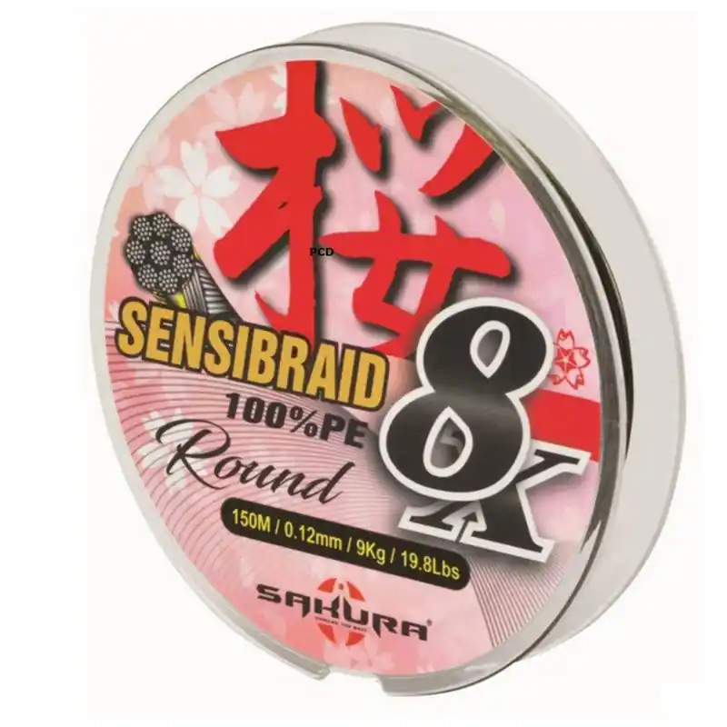 Bon Plan Tresse Ronde Sakura Sensibraid 8X Green 150M