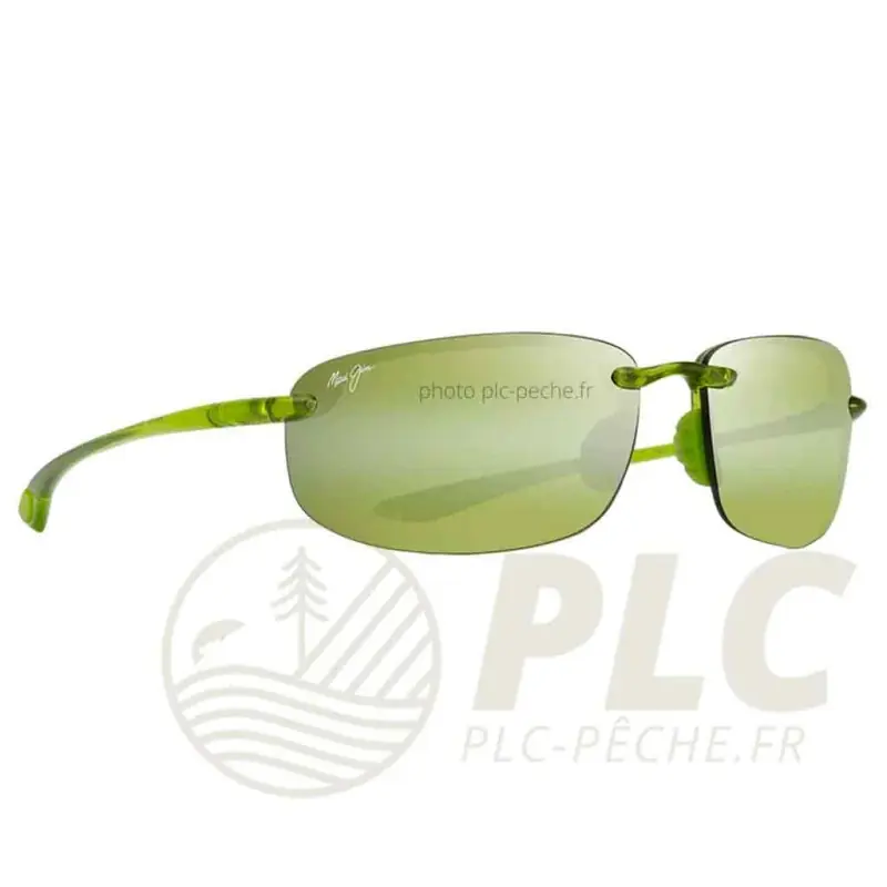 Satisfait Ou Remboursé Lunettes Polarisantes MAUI JIM HT HOOKIPA SHINY TRANS LIGHT-GREEN