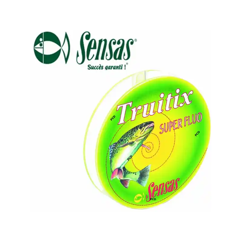 Acheter En Ligne FIL TRUITIX FLUO JAUNE 100M SENSAS