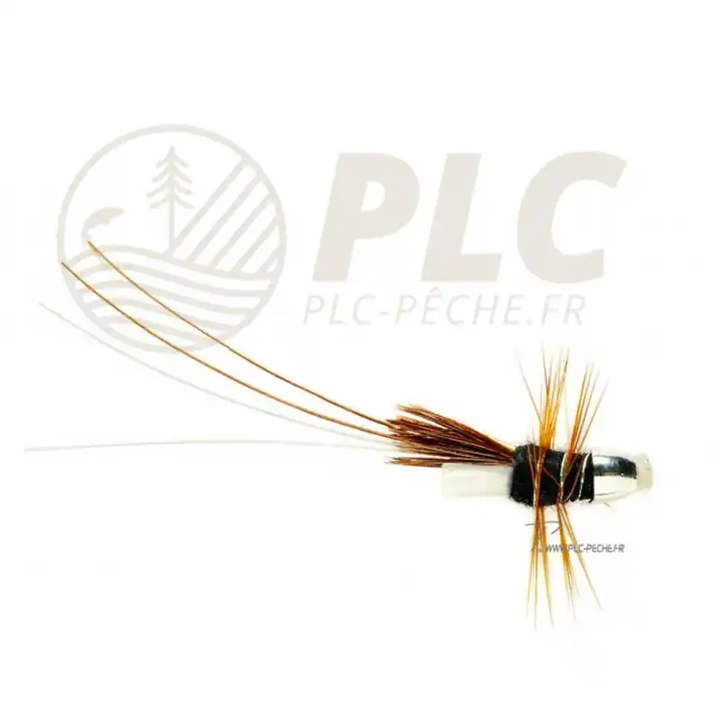 Mouche Saumon FULLING MILL Tube Fly Black Francis (tube plastique+conehead) Certifié