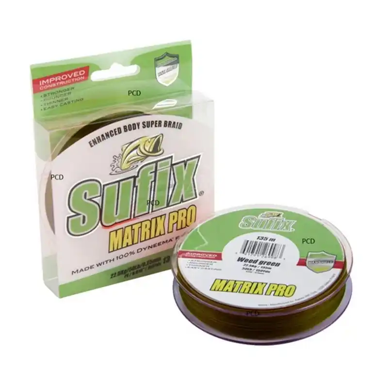 Nouvelle Collection Tresse Sufix Matrix Pro Weed Green 135M
