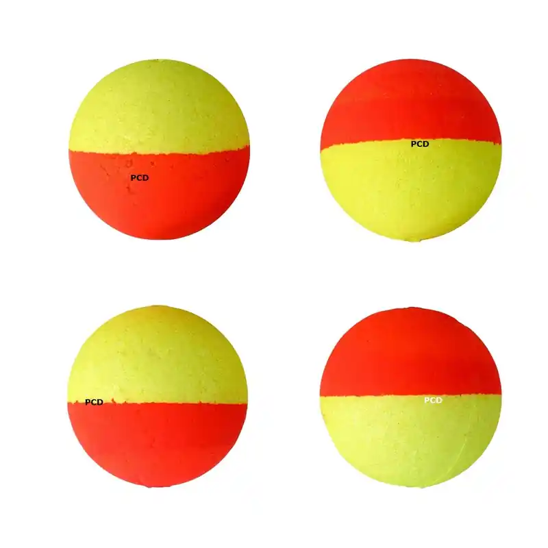 Réduction Perles Flottantes Ragot Ball Float 18mm Jaune Et Orange Par 4