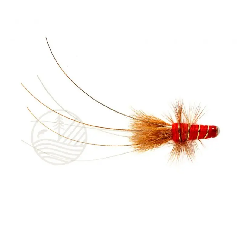 Promotion Mouche Saumon FULLING MILL Tube Fly Red Francis (tube cuivre)