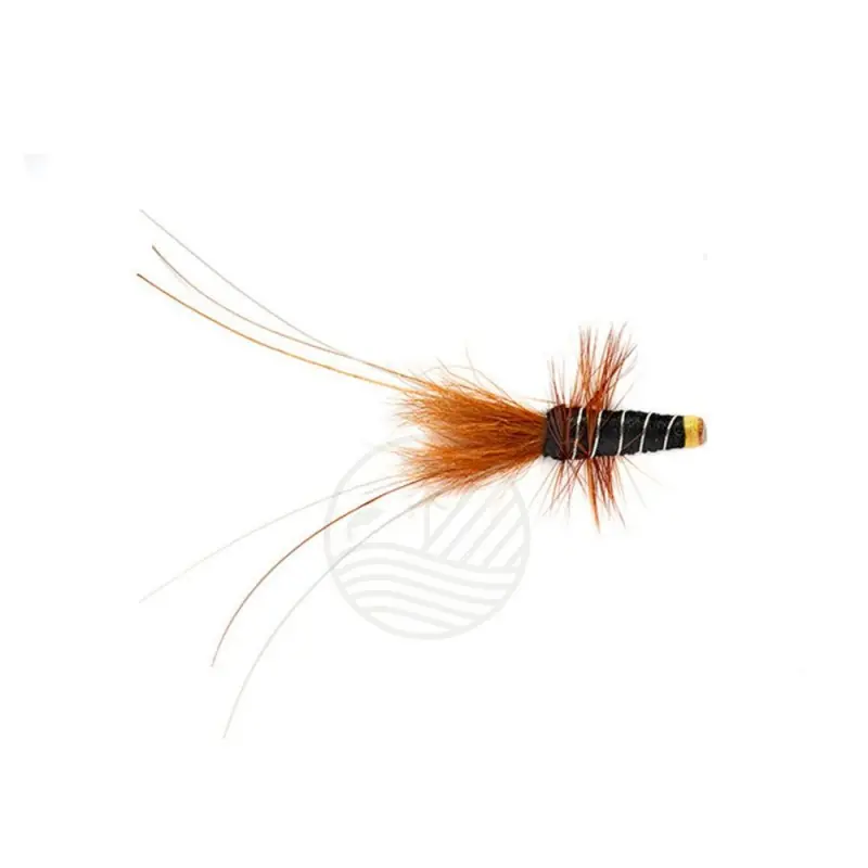 Commande En Gros Mouche Saumon FULLING MILL Tube Fly Black Francis (tube cuivre)