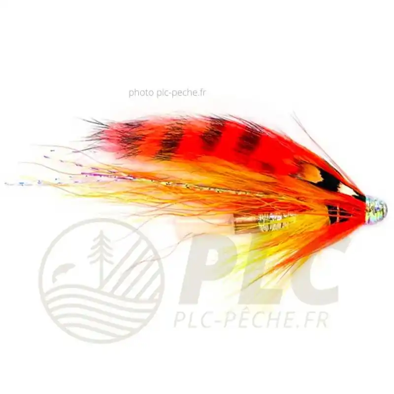 Expédié Aujourd'hui Mouche Saumon FULLING MILL Tiger Tail Flamethower