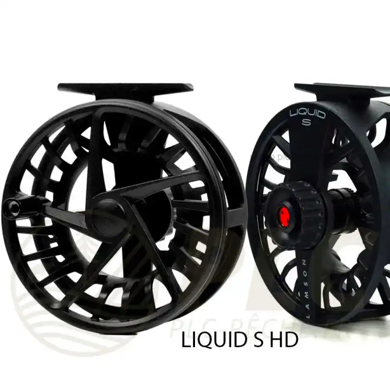 Moulinet Mouche LAMSON Liquid S -9+ HD Black Meilleure Vente