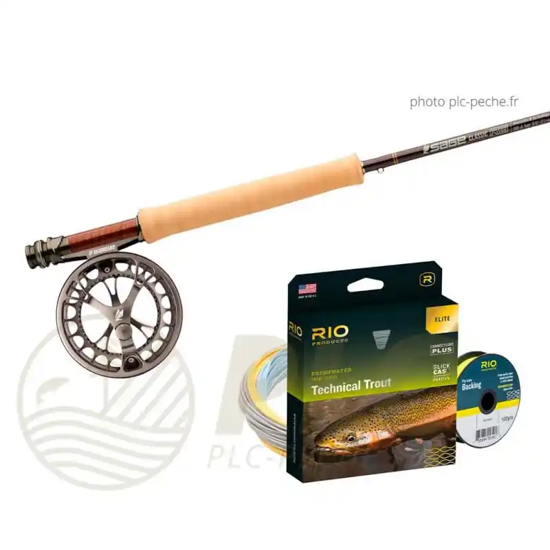 Dernier Modèle Pack premium SAGE R8 Classic 9‘ soie 4 + SAGE Click