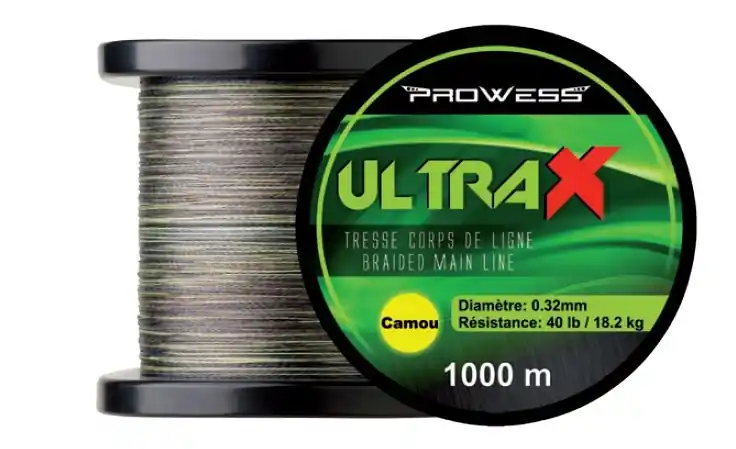 Tresse Prowess Ultrax 1000 m Kaki Expédié Aujourd'hui