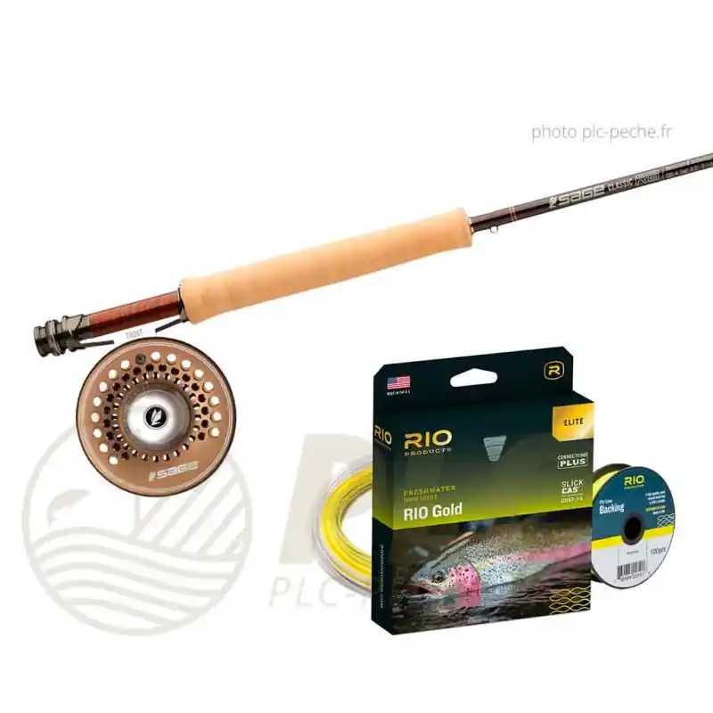 Pack premium SAGE R8 Classic 9‘ soie 5 + SAGE Trout Prix Choc