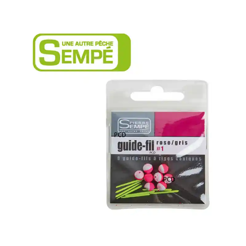 GUIDE FIL PIERRE SEMPE ROSE/GRIS PAR 8 Achetez Aujourd&rsquo;hui