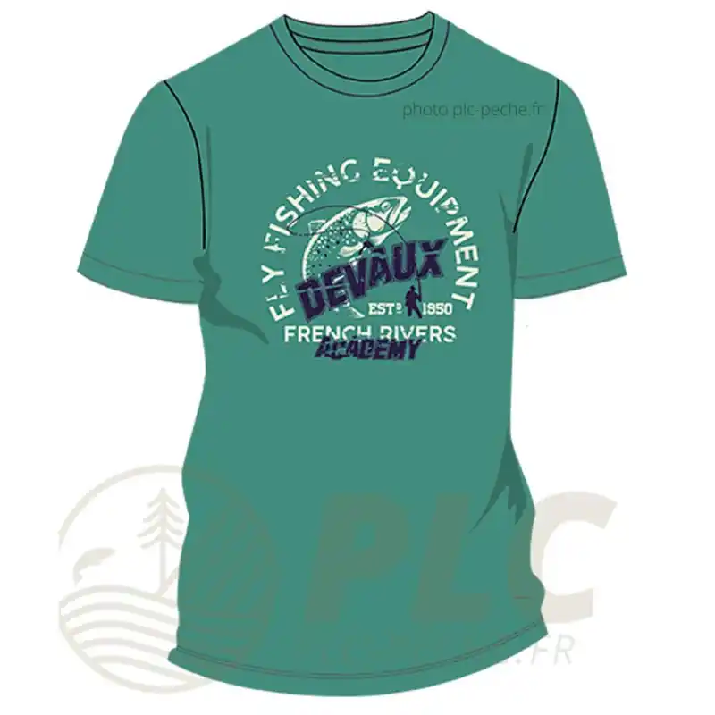 T-Shirt DEVAUX Academy Vert d‘Eau Produit De Marque