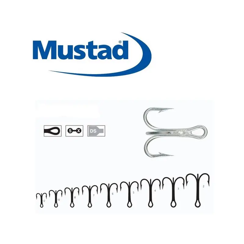Nouvel Arrivage HAMECONS MUSTAD TRIPLE 9430-DS PAR 3