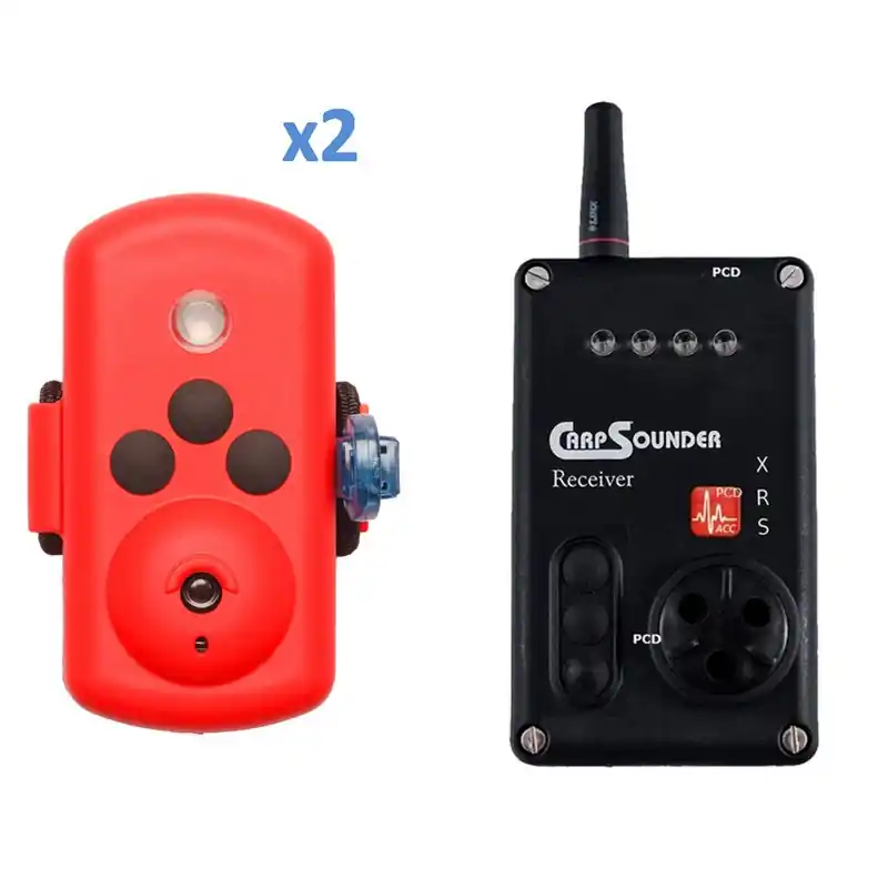 Coffret Centrale Roc XRS ACC + 2 Indicateurs De Touches Silure CatSounder SD Orange Prix Promo
