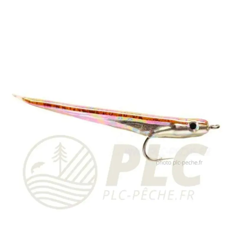 Promotion Mouche Mer Bonefish FULLING MILL Softy Minnow Brown