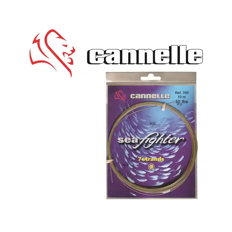 Bas De Ligne Acier Cannelle Seafighter Couronne C709 10M Commander Vite