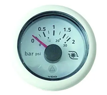 Achetez Aujourd&rsquo;hui Afficheur VDO Manomètre turbo 2 bars – Ø52 mm – Blanc