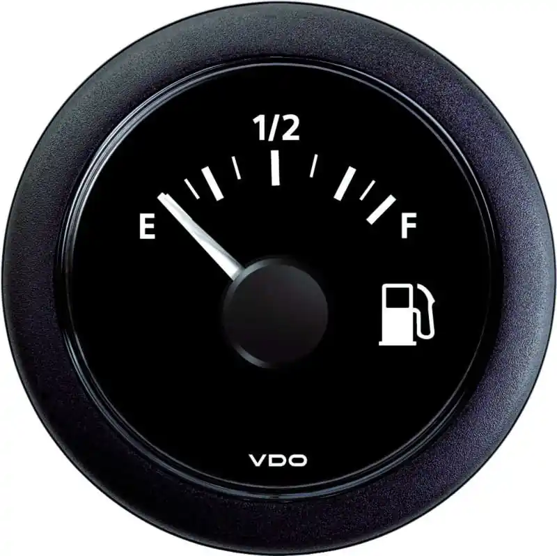 Marque Afficheur VDO indicateur carburant – Ø52 mm – Noir – tubulaire