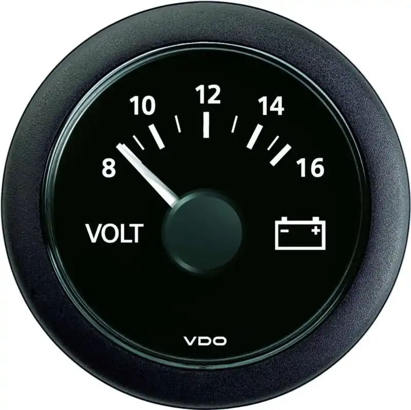 Bon Plan Afficheur VDO Voltmètres 12V – Ø52 mm – Noir