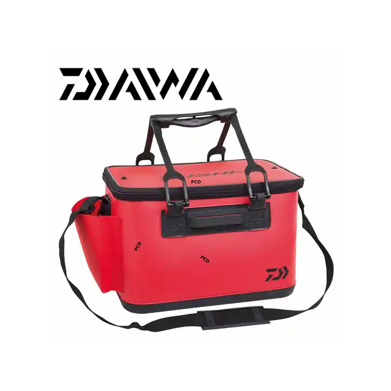 SAC DE TRANSPORT DAIWA BAKKAN RIGIDE ROUGE Jusqu'à Épuisement Des Stocks