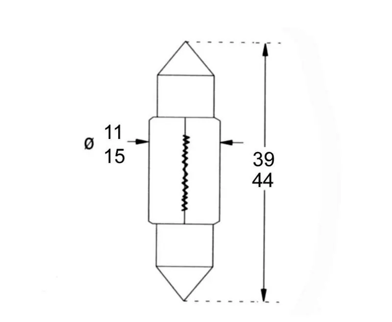 2 navettes VDM 12V – 10W – 11X44 Expédié Aujourd&rsquo;hui