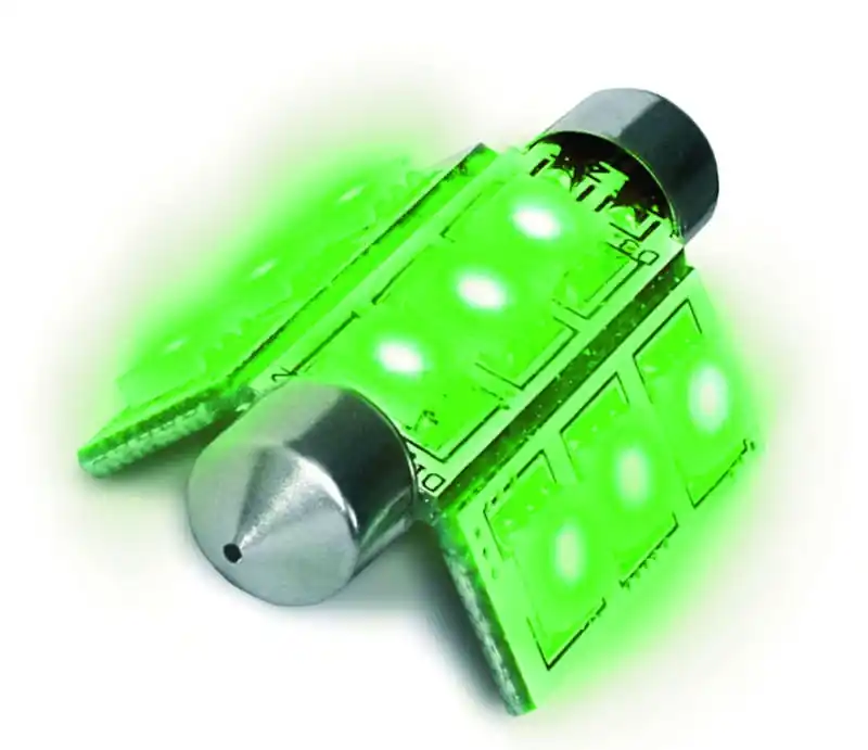 Navette Dixplay 9LED 2W - Vert 180° Super Prix
