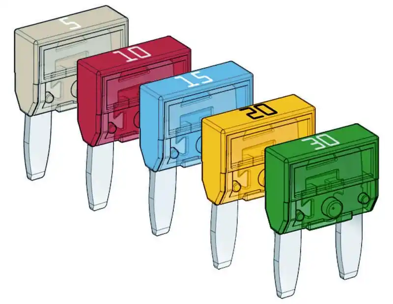 3 Fusibles VDM mini 10A Populaire