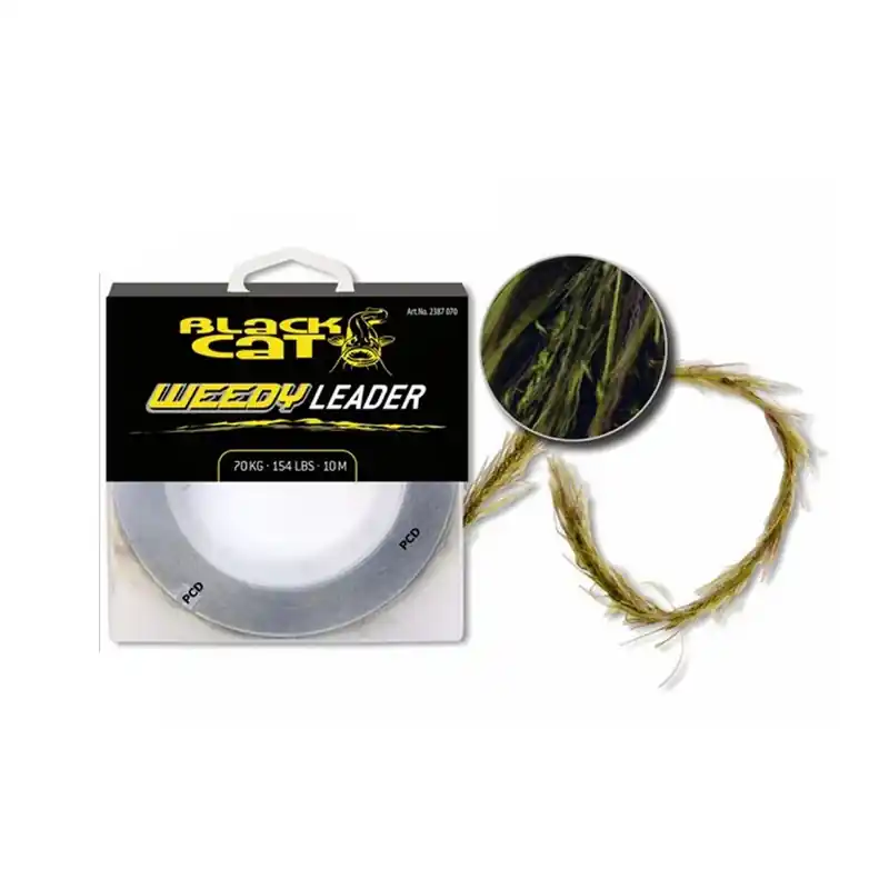 Bas de Ligne Silure Black Cat Weader Leader 10M Petit Prix