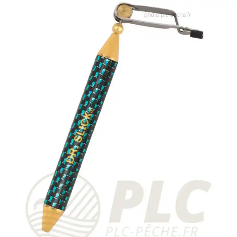 Pince Hackle Dr SLICK Rotative Jumbo Carbon Authentique