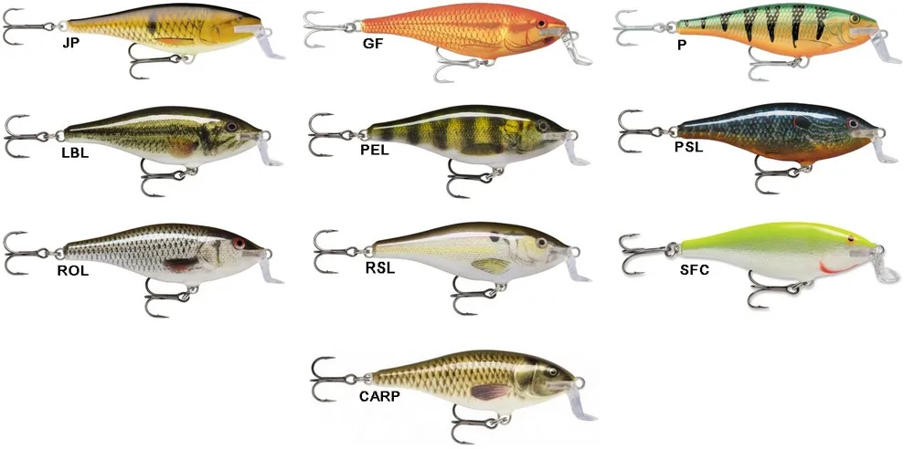 Bon Marché Leurre Rapala Shallow Shad Rap 9 cm 12 gr
