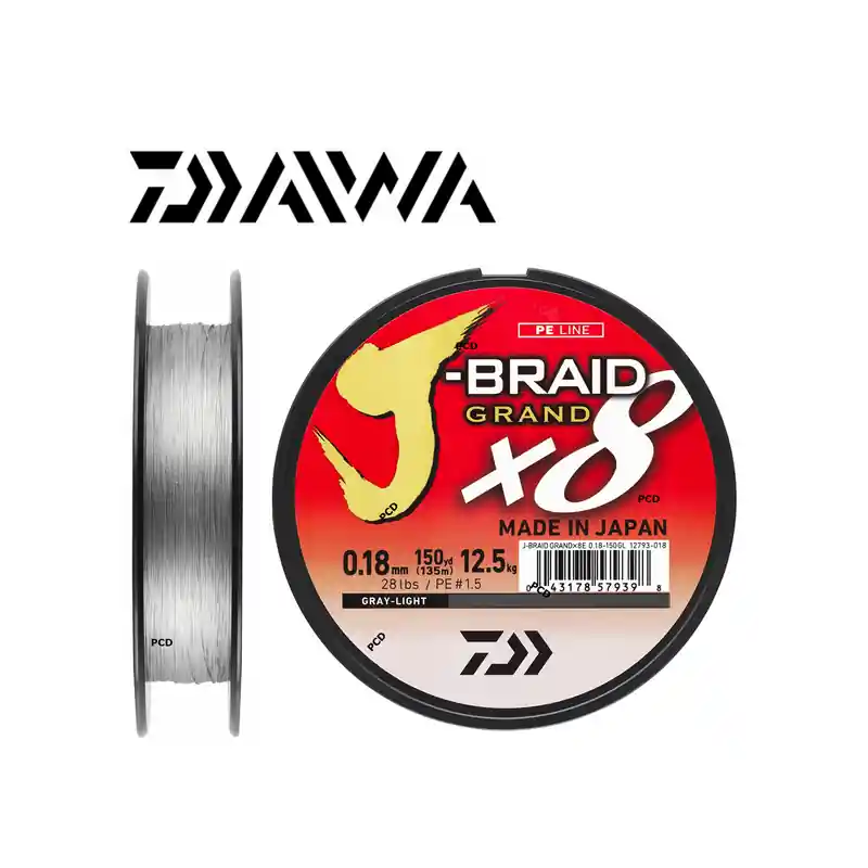 TRESSE DAIWA J-BRAID GRAND X8 1500M MULTICOLORE Vente Flash