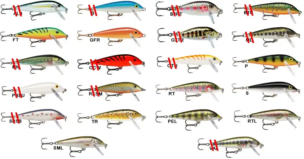 Bon Plan Leurre Rapala Countdown 11 cm 16 gr