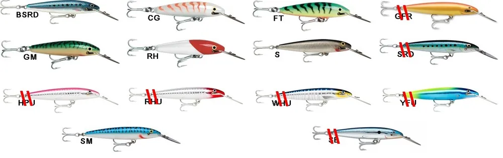 Quantité Limitée Leurre Rapala CountDown Magnum 9 cm 17 gr