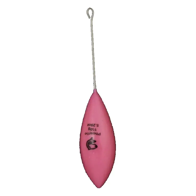 Expédition Rapide Plombs Bombe + tige Plastifiés Lemer Rose Phospho