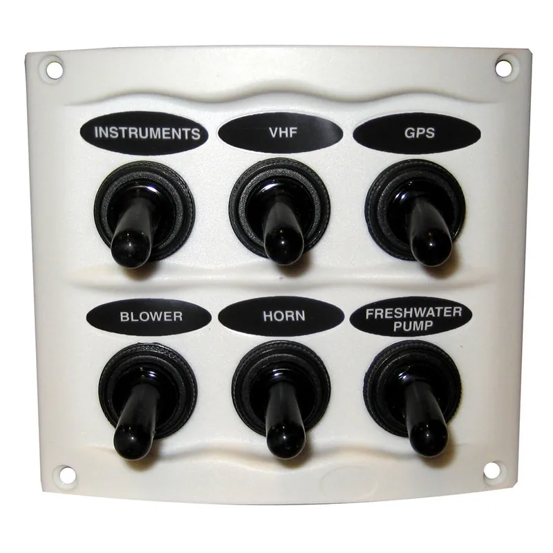 Tableau électrique Marinco Compact 6 voies – Blanc Satisfait Ou Remboursé